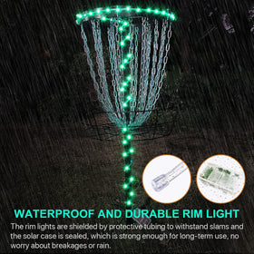 Waybelive LED strip is flexible and easy to install around the basket rim.