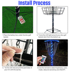 Waybelive waterproof rim lights withstand splashes and weather during outdoor play.