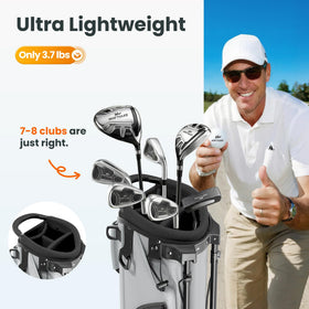 WAYTULES half-set bag ideal for range sessions with 6–8 clubs.