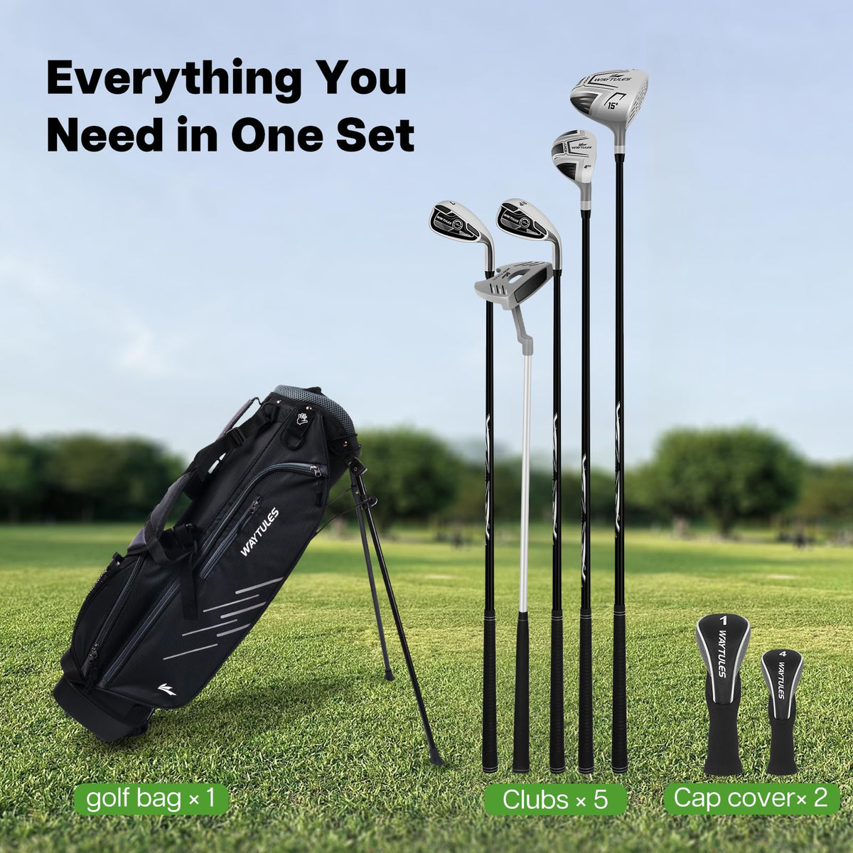 WAYTULES driver head cover protecting the club during travel