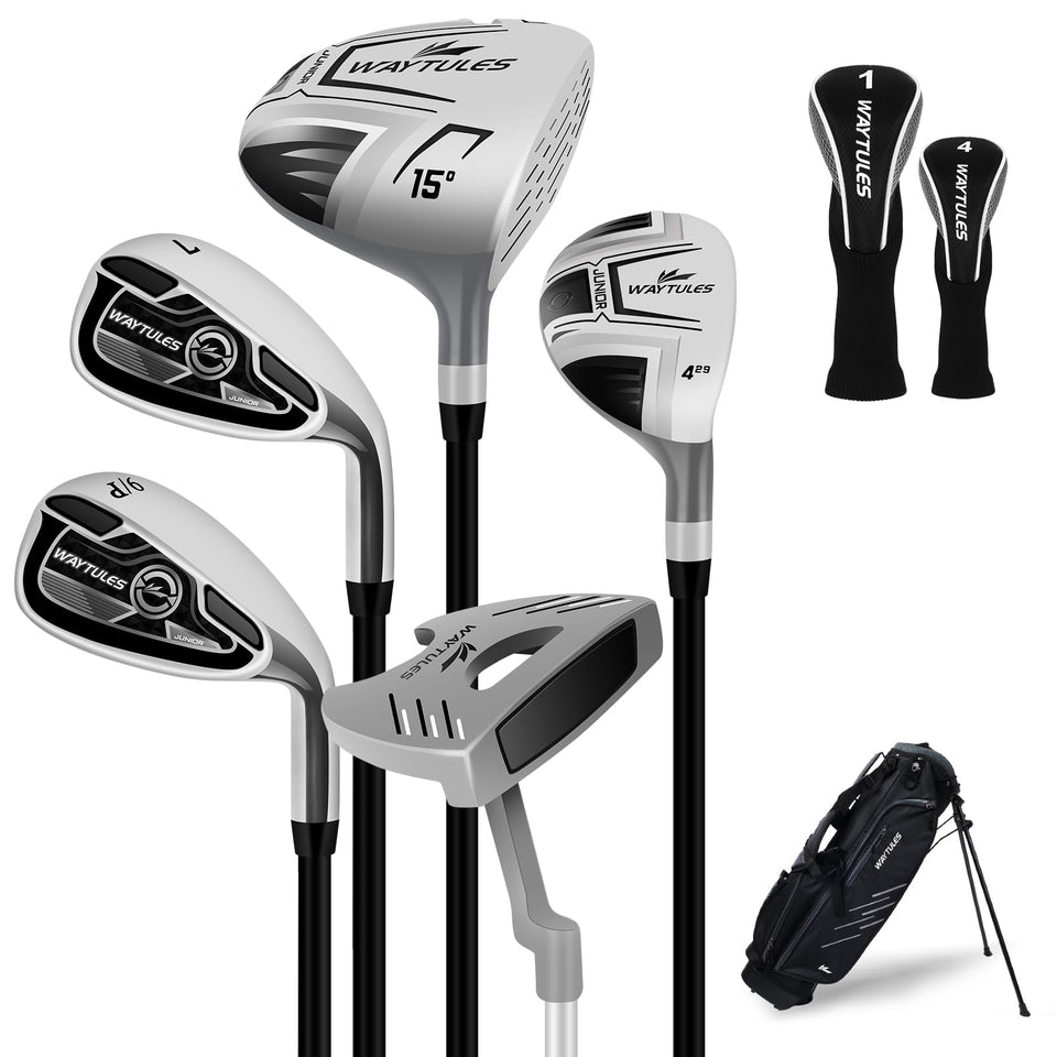 WAYTULES kids golf clubs set driver for confident tee shots and growth