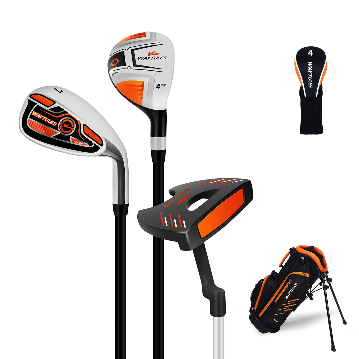 WAYTULES kids golf set driver aids beginner swings with lightweight feel