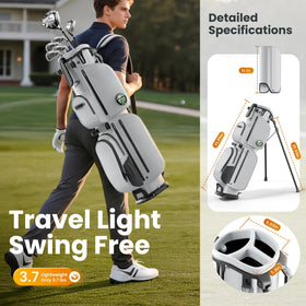WAYTULES dual-strap design supports balanced, comfortable carrying across rounds.