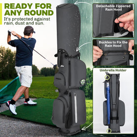 WAYTULES quick-access pocket for tees and gloves during play
