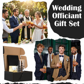 Wearage raffia packaging and gift box for a refined wedding gift