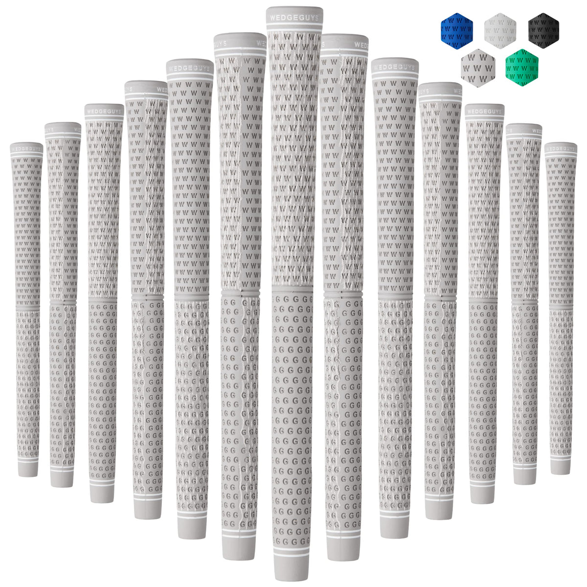 Wedge Guys DC Tour grips four zones close-up for customizable feel