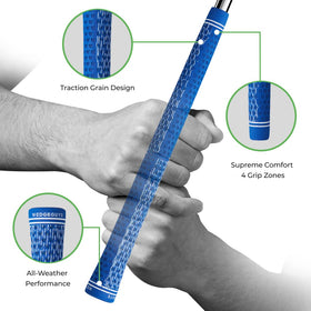 Easy installation on a shaft for DC Tour grips with 360° adjustment.