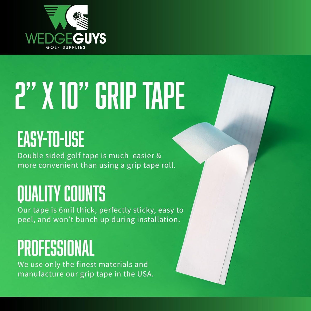 Wedge Guys DC Tour grips kit, easy-install design supports quick grip upgrades.