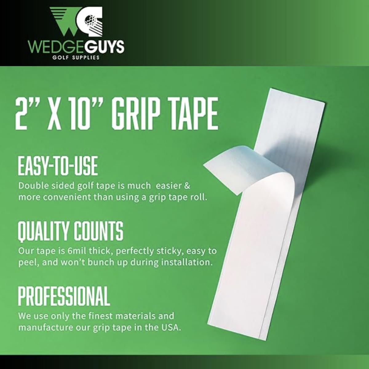 Solvent bottle included for quick, clean at-home regrips with Helix Wrap.