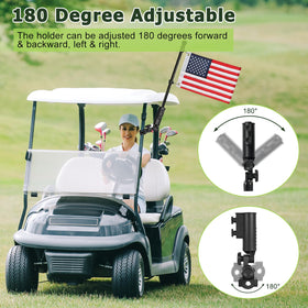 WEIMELL 180-degree angle-adjustment bracket enables flexible direction options.