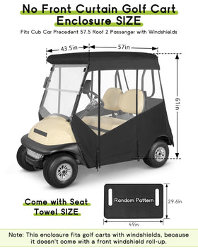 WEIMELL 3-sided rolling-door design provides wide visibility for safe driving