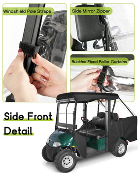 WEIMELL enclosure rear entrance with large roll-up window