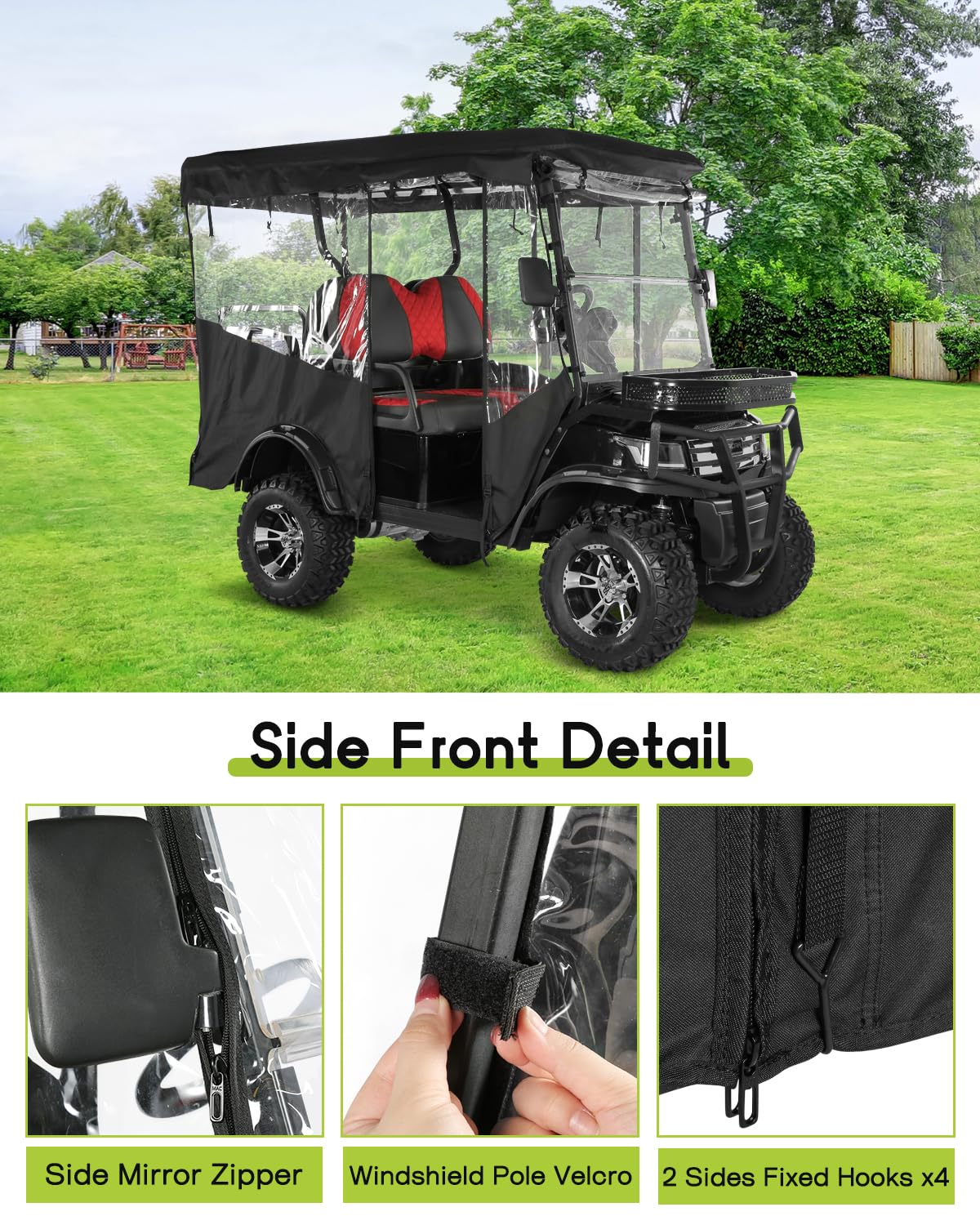 WEIMELL 600D waterproof Oxford fabric resists rain and wind.