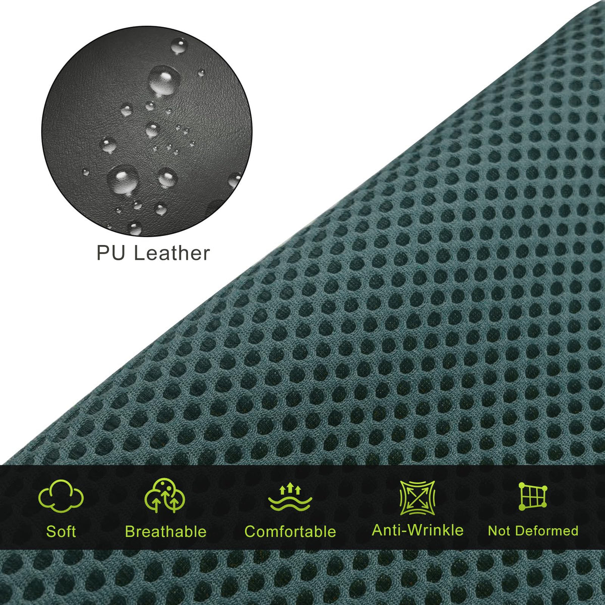 WEIMELL breathable mesh and vinyl leather layer for year-round comfort.