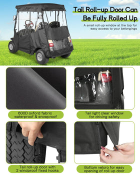 WEIMELL easy-install rain cover with no tools required for quick setup