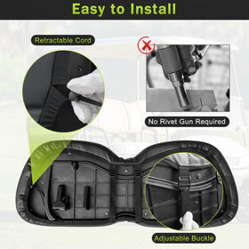 WEIMELL easy install straps and buckles simplify fitting without tools.