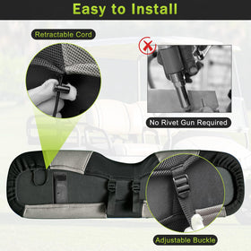 Weimell easy installation without tools, slip on and secure.