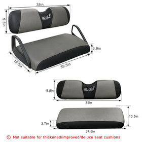 Weimell elastic golf cart seat cover fits securely for quick reshaping.