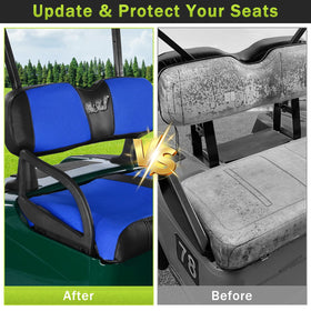 WEIMELL EZGO RXV seat pocket storage keeps small items within reach.