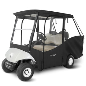 WEIMELL four-passenger enclosure for Yamaha G29 Drive 2 short roof, weather protection.