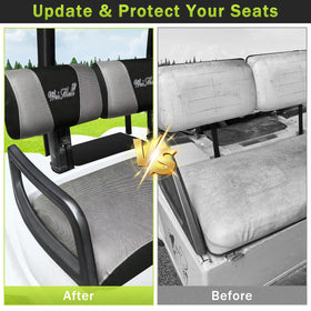 WEIMELL front seat backrest cover for Yamaha G19 enhances durability.