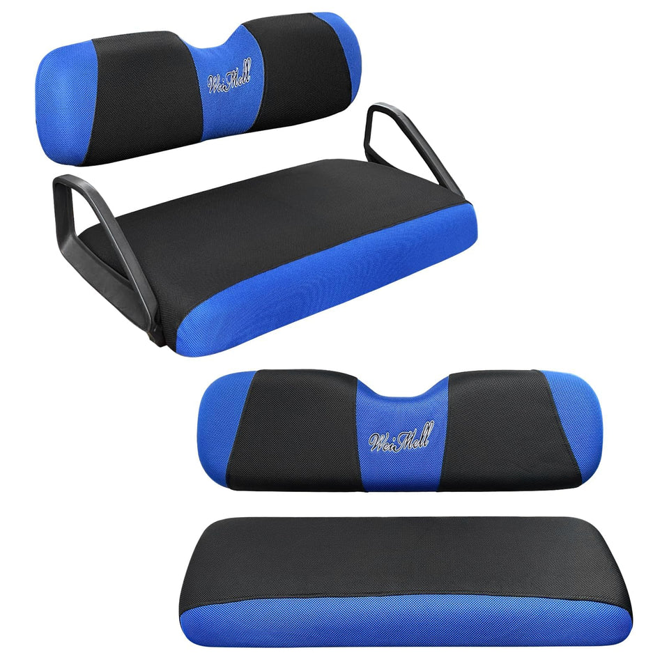 WEIMELL front seat backrest cover for EZGO TXT RXV enhances look and protects fabric