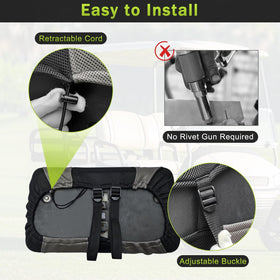 WEIMELL front seat cushion cover for Yamaha G22 keeps seats clean.