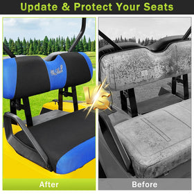 WEIMELL front seat cushion cover adds comfort and protection for EZGO/Club Car seats