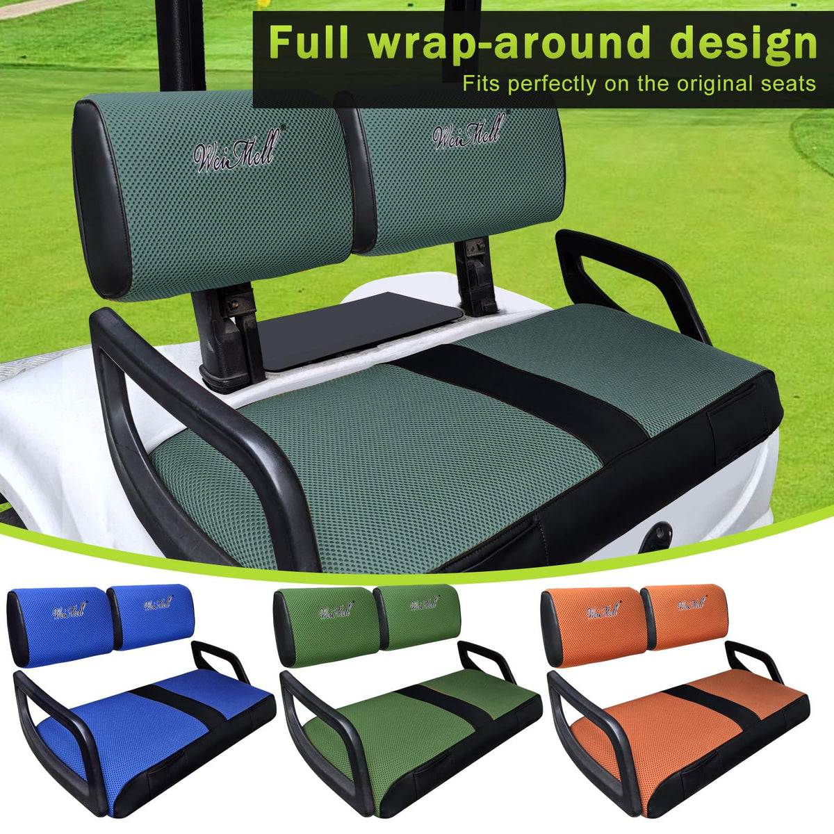 WEIMELL front seat pocket design adds convenient storage for small items.