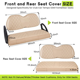 WEIMELL front seat pockets for phone, scorecard, and sunglasses