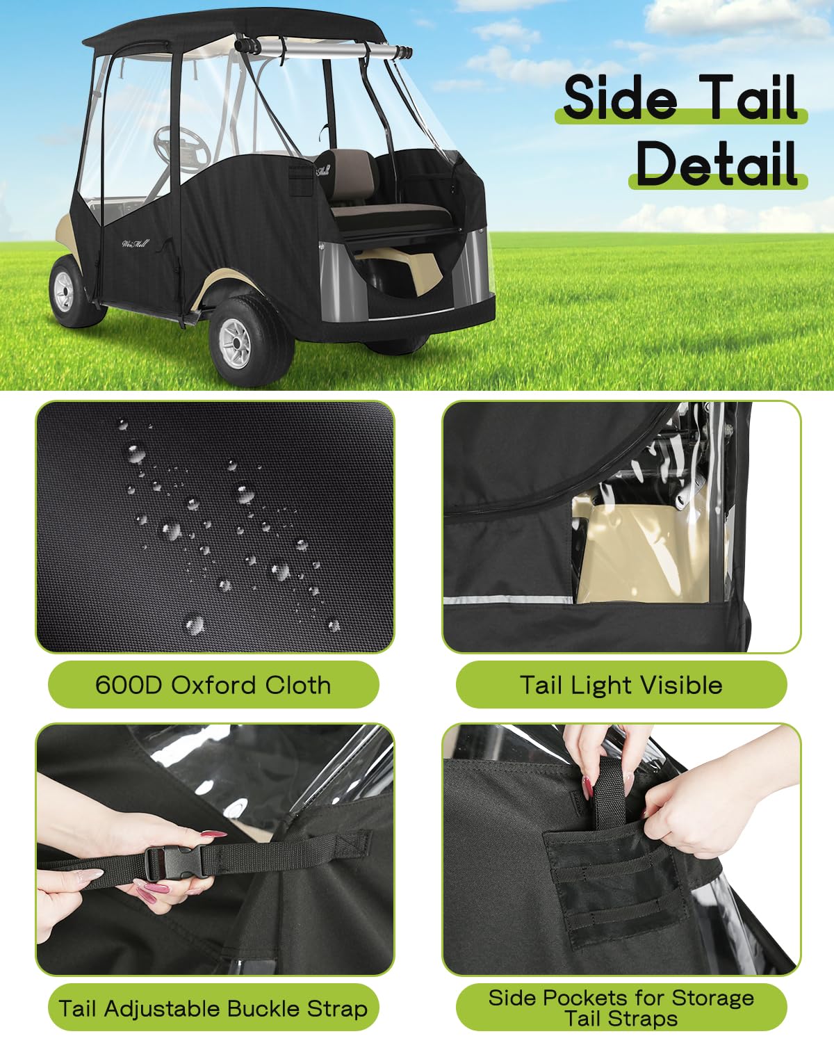Weimell all weather protection for rain dust wind and snow