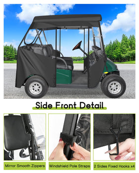 WEIMELL enclosure with four clear PVC windows for visibility