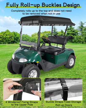 WEIMELL front windshield roll-up feature for ventilation