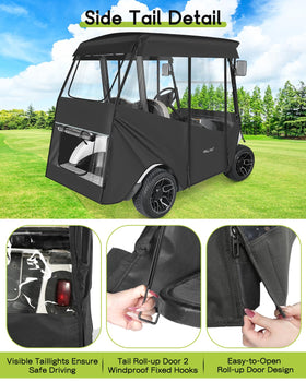 WEIMELL all-weather protection keeps cart clean during storage