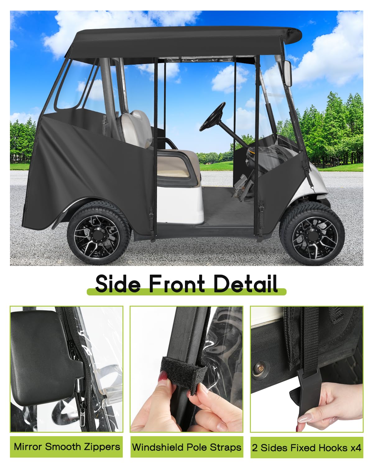 WEIMELL enclosure side mirror openings for safe driving