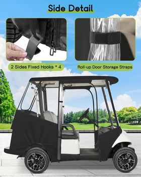 WEIMELL 600D waterproof fabric protects the cart from elements