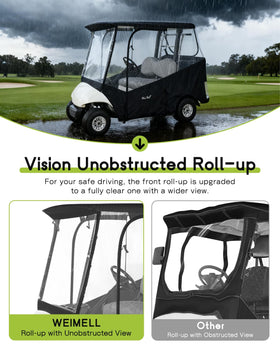WEIMELL front curtain rolled up for easy access on Yamaha G29