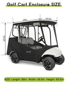 WEIMELL enclosure with side mirrors openings for safe driving