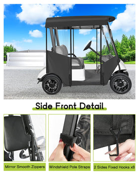 WEIMELL clear window close-up showing visibility and safety for Yamaha G29 enclosure.
