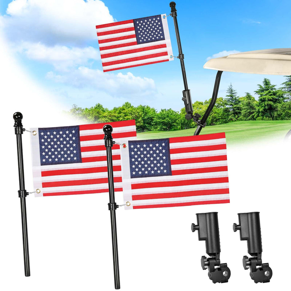 WEIMELL golf cart flag holder base showcases durable aluminum construction for long-lasting use.