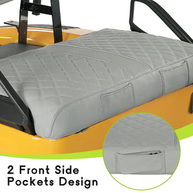 WEIMELL front cushion cover keeps EZGO TXT seats clean and refreshed.