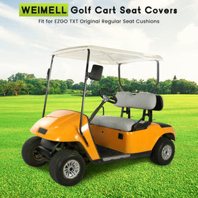 WEIMELL grey seat cover fits EZGO TXT models for a cohesive look.