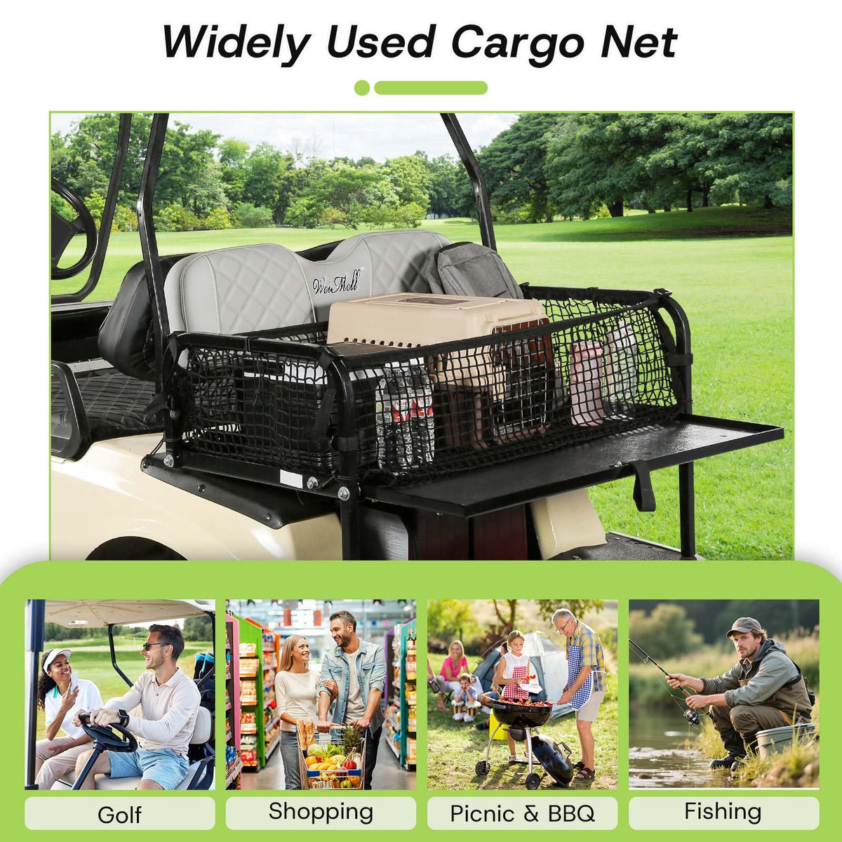 Machine washable WEIMELL net simplifies cleaning after trips.