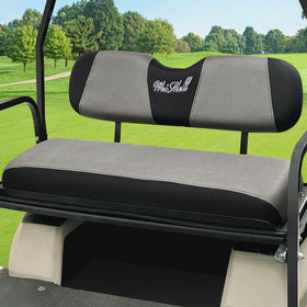 Weimell rear seat cover backrest for golf carts protects seats during rides.