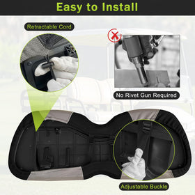 WEIMELL rear seat cover guards the back bench from spills and scuffs