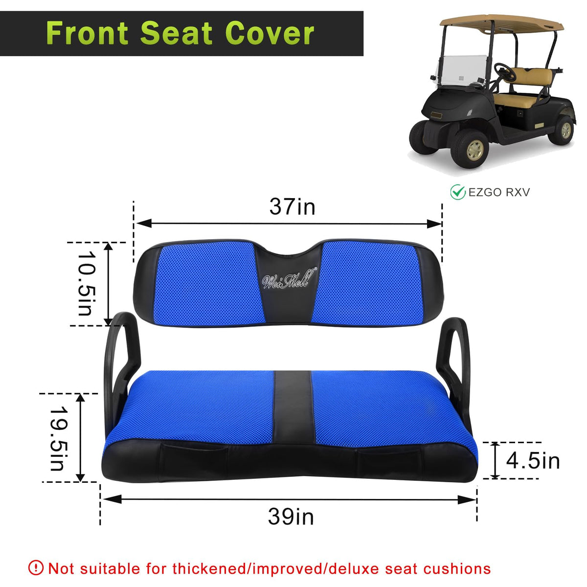 Breathable mesh with vinyl leather surface for durable WEIMELL seating.