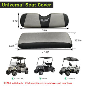 Weimell breathable mesh seat cover keeps cushions cooler in summer.