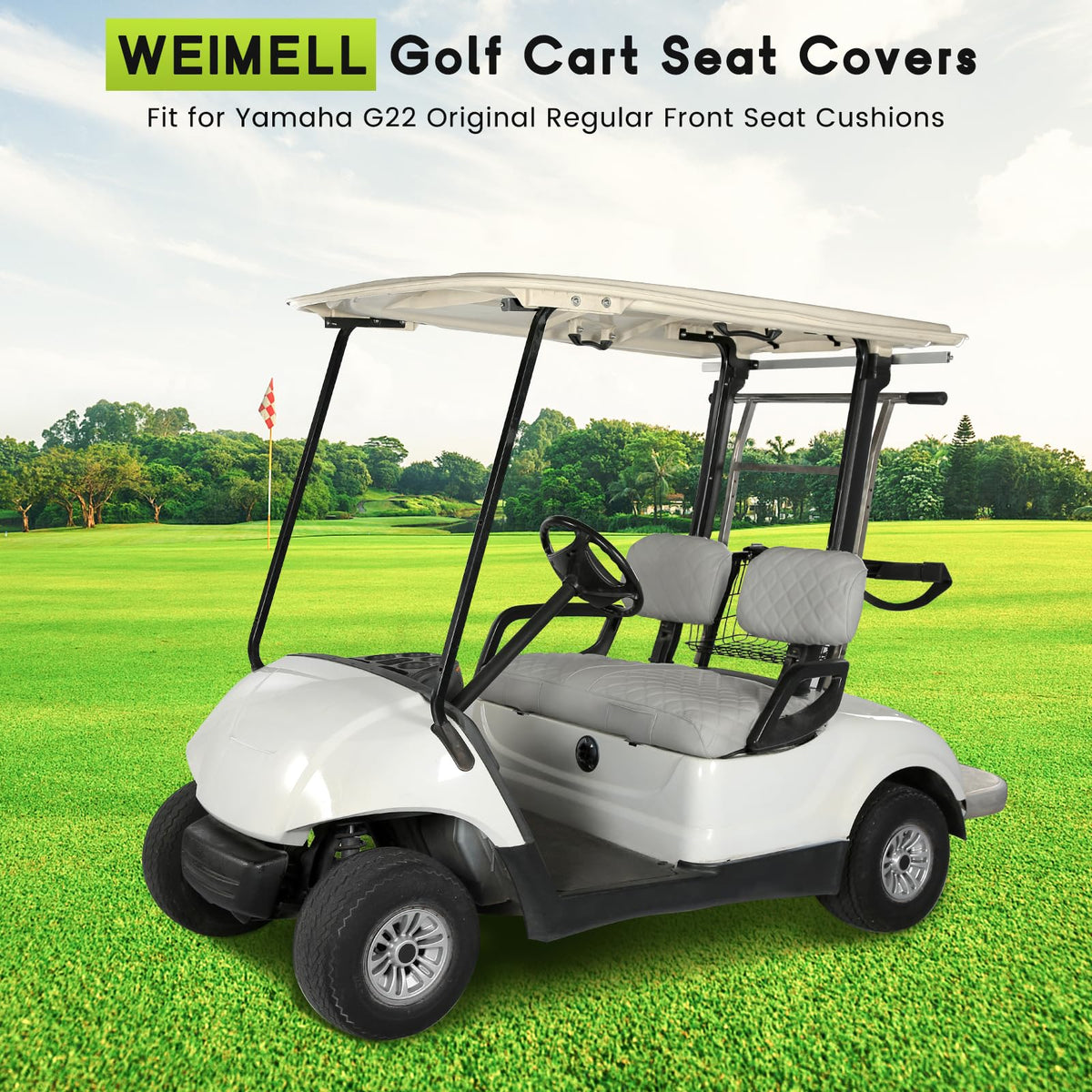 WEIMELL front seat cover cleans with a wipe, saving time during rounds