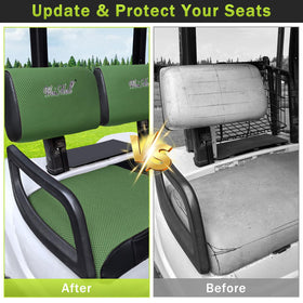 WEIMELL seat cover installs quickly with straps, no tools needed.