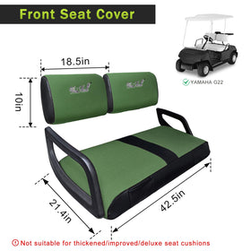 WEIMELL seat cover fits Yamaha G22 and compatible models, protecting seats easily.